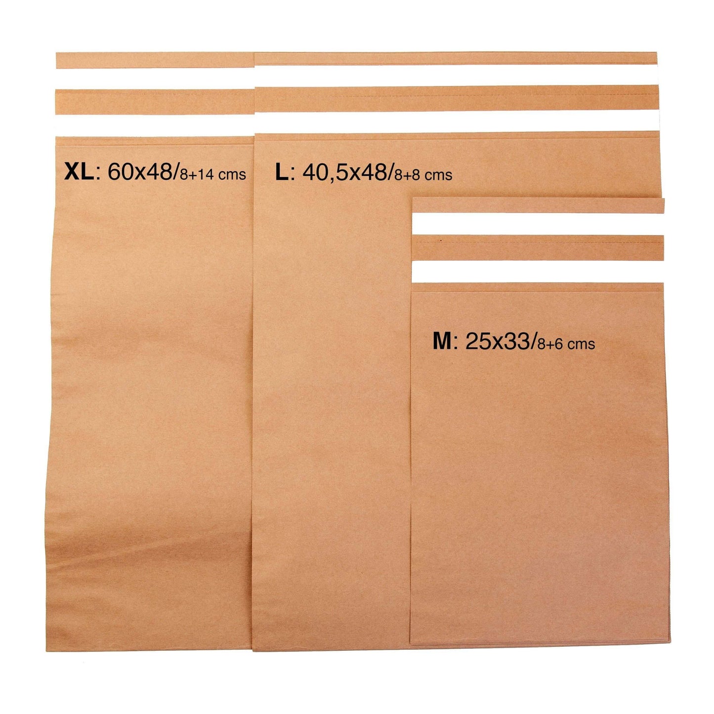500 Sobres 25x33 cm de Papel para Envíos Postales Reutilizables | Bolsas de Papel Ecológicas con Cierre Ida y Vuelta | Embalaje Sostenible para Ecommerce y Devoluciones | Pack de 500 - Tamaño M