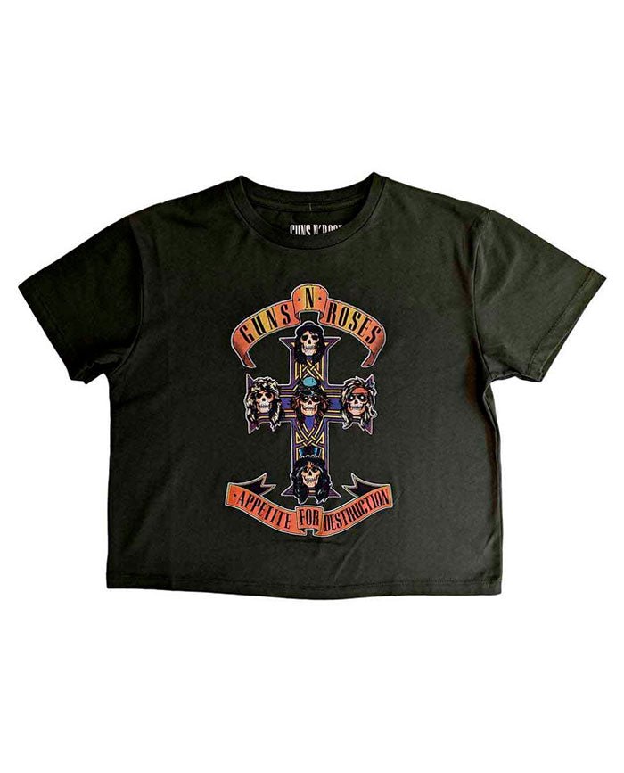 Guns N' Roses - Camiseta Crop Top "Appetite For Destruction"