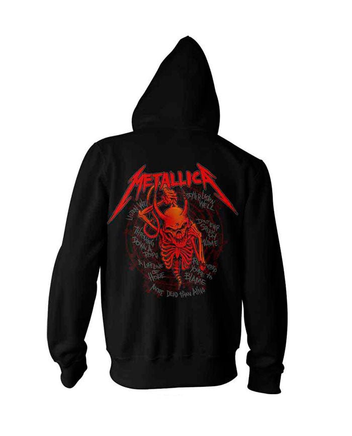 Metallica - Sudadera "Skull Screaming Red Logo" Unisex