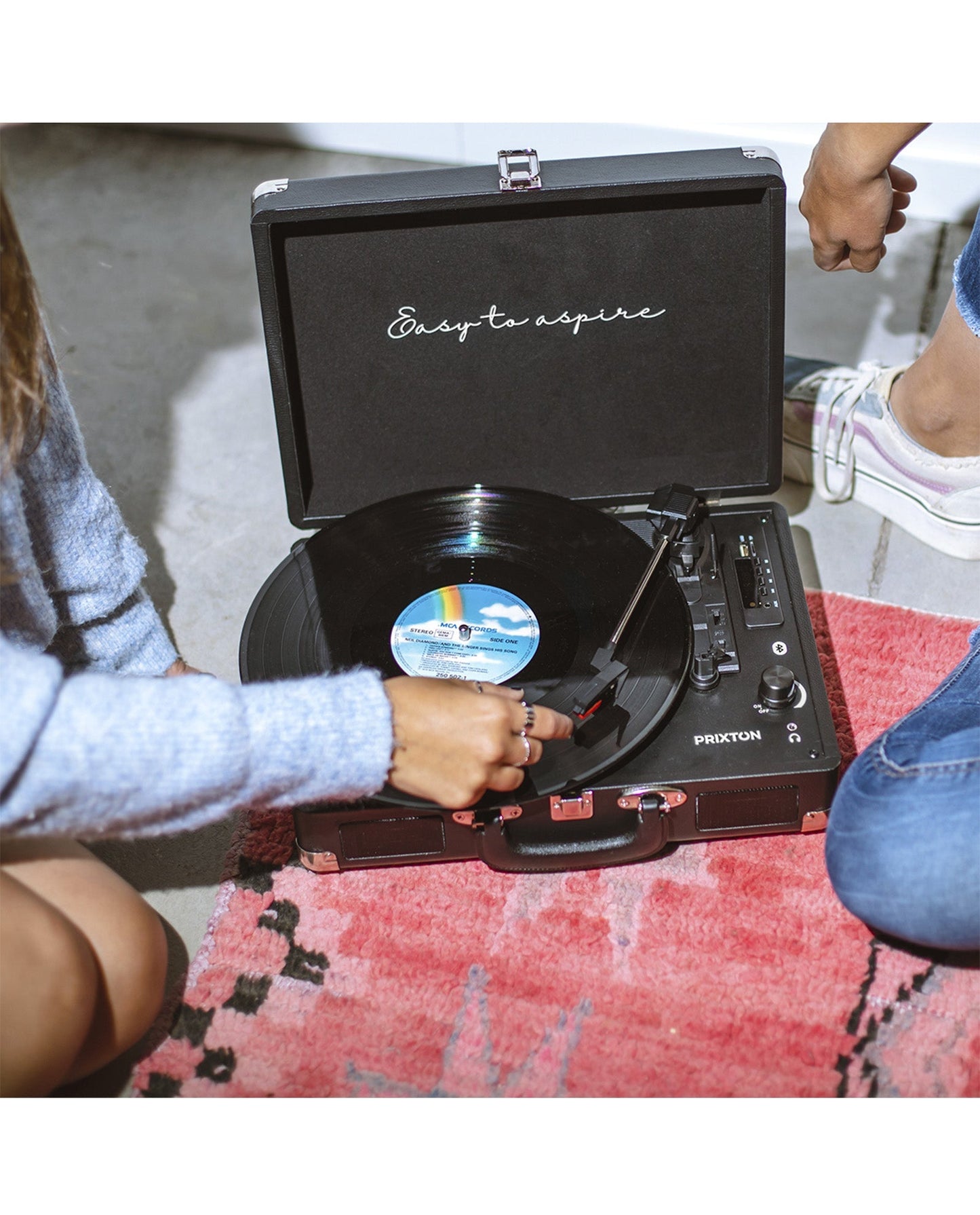 Prixton - Tocadiscos Bluetooth VC400 Negro