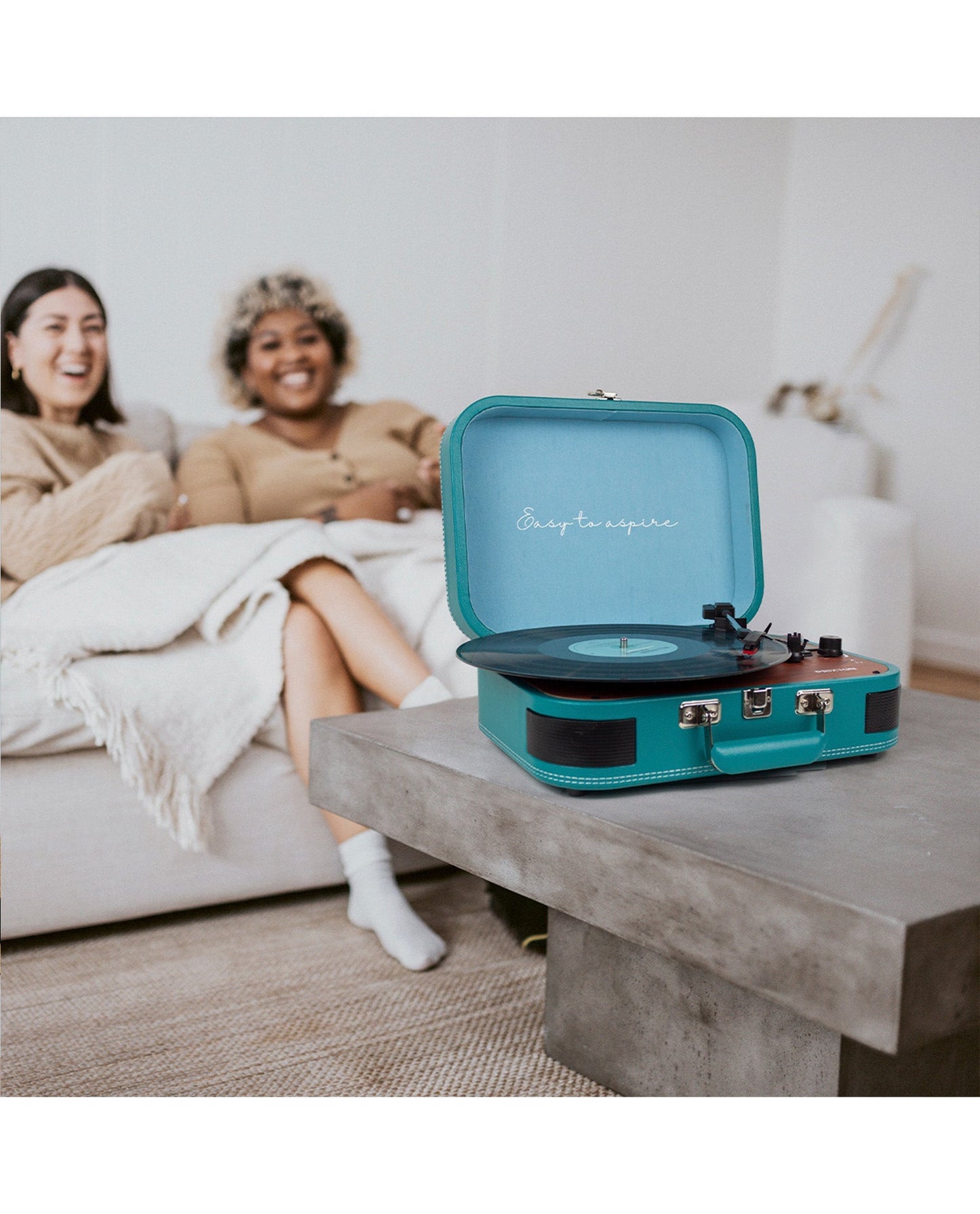 Prixton - Tocadiscos Bluetooth VC600 Azul