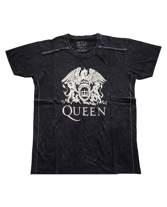Queen - Camiseta "White Classic Crest" Unisex