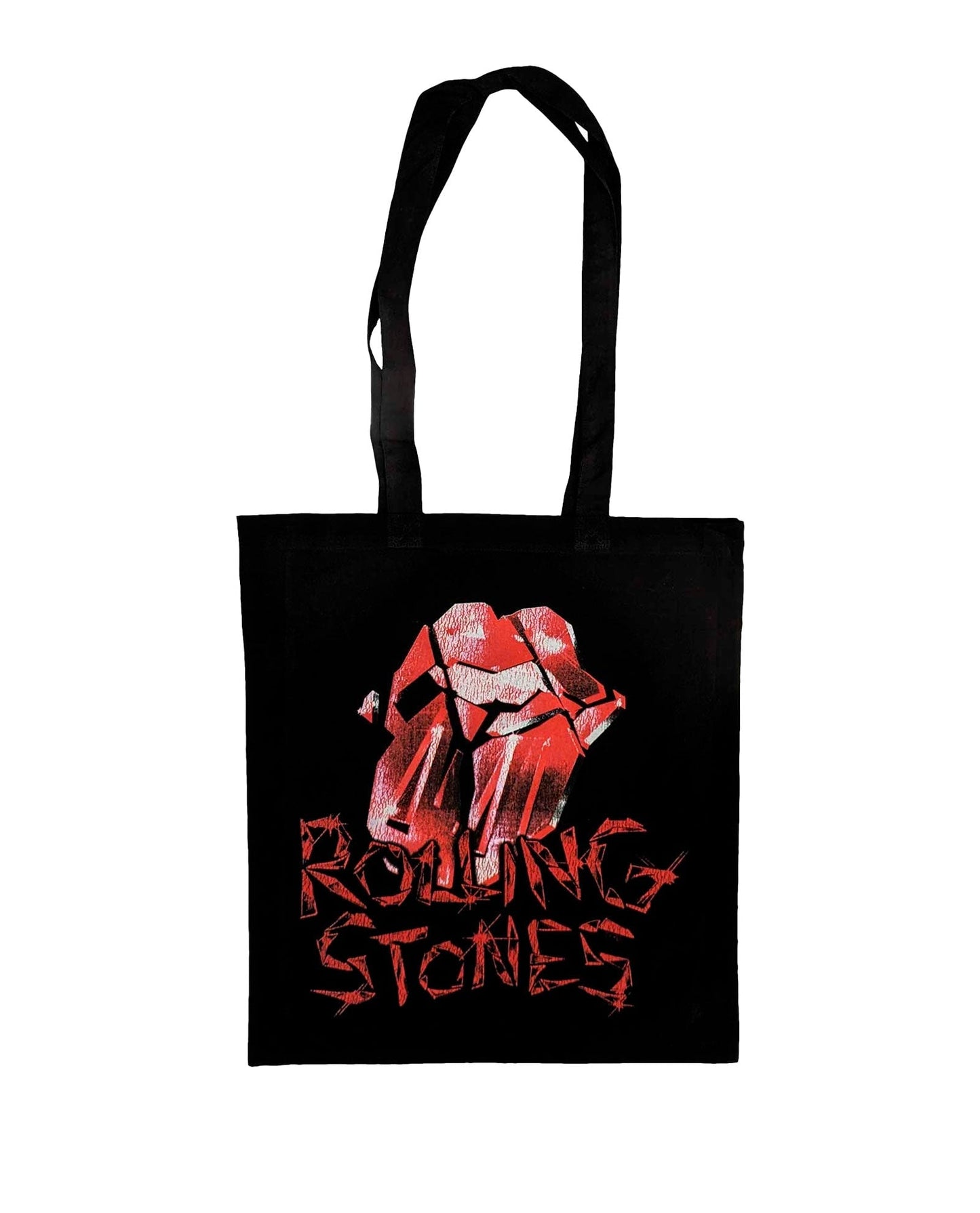 The Rolling Stones - Tote Bag "Hackney Diamonds Cracked Glass Tongue"