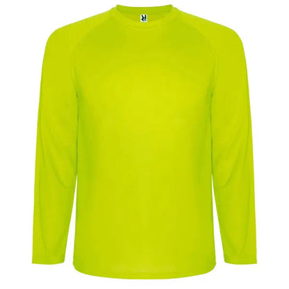 Camiseta técnica de manga larga ranglán, remallada al tono en mangas (sin cortes laterales) Vetonek