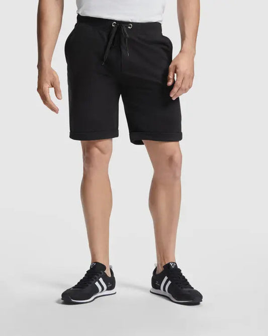 Pantalón corto deportivo con cinturilla elástica ancha con cordón ajustable Vetonek