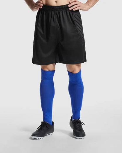Pantalón corto de portero unisex, con inserciones laterales acolchadas y cinturilla elástica con cordón interior ajustable Vetonek