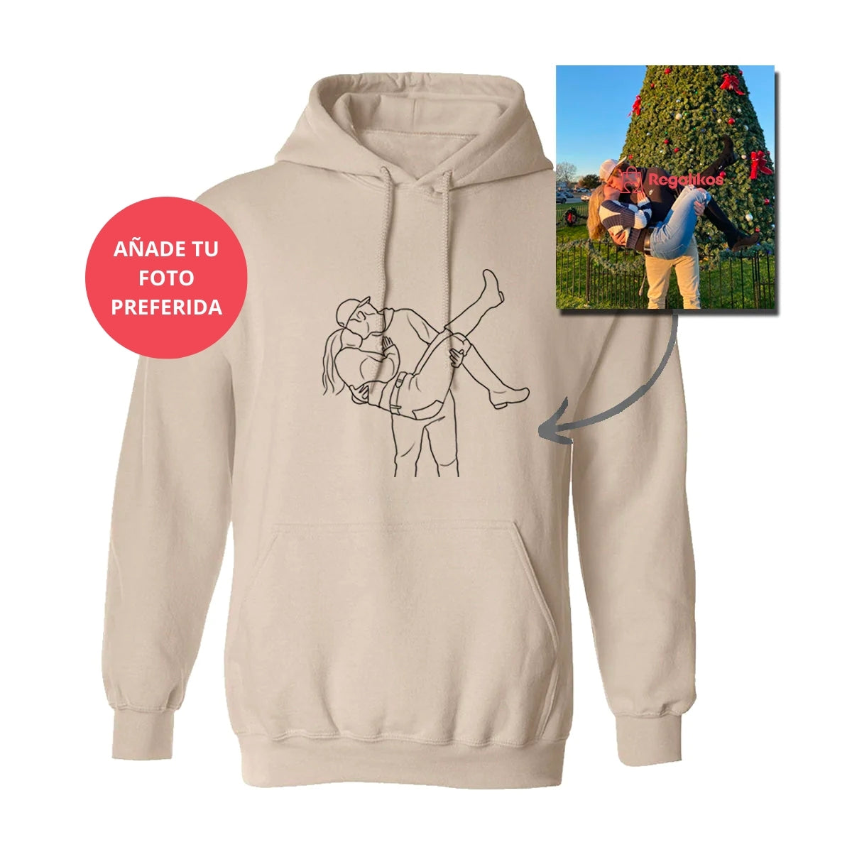 👕✨ Sudadera Personalizada Contorno✨👕