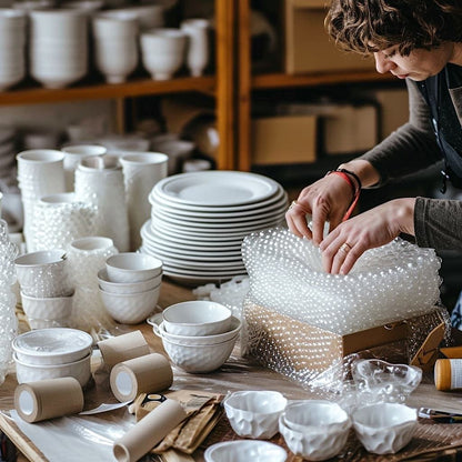 Plástico de Burbujas | Rollo: 100 cm x 10 m (10 m2) | Aire Burbuja de Alta Presión Mayor Amortiguación