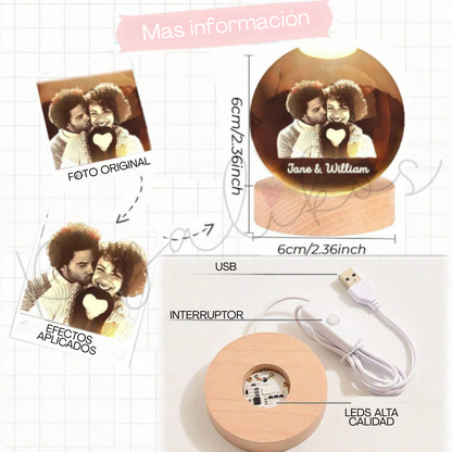 ✨ Bola de Cristal Personalizada – Un Recuerdo Mágico ✨