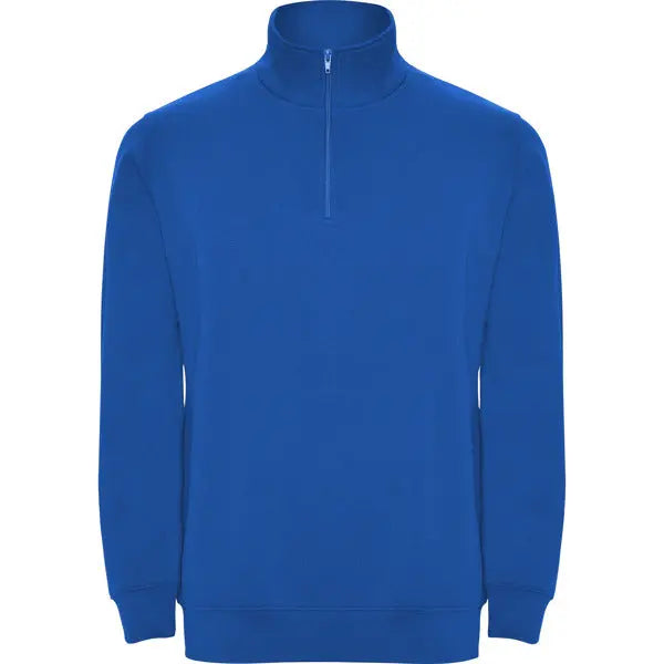 Sudadera con media cremallera a tono y cuello alto Vetonek