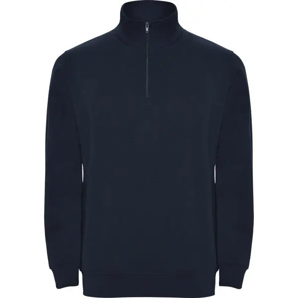 Sudadera con media cremallera a tono y cuello alto Vetonek