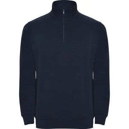 Sudadera con media cremallera a tono y cuello alto Vetonek