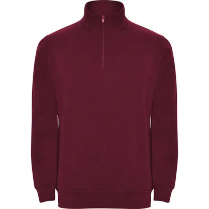 Sudadera con media cremallera a tono y cuello alto Vetonek