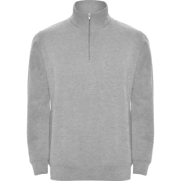 Sudadera con media cremallera a tono y cuello alto Vetonek