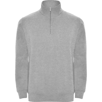 Sudadera con media cremallera a tono y cuello alto Vetonek