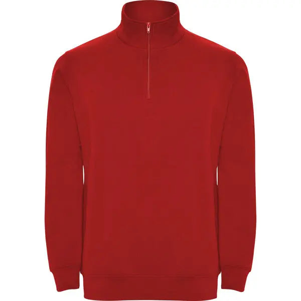 Sudadera con media cremallera a tono y cuello alto Vetonek