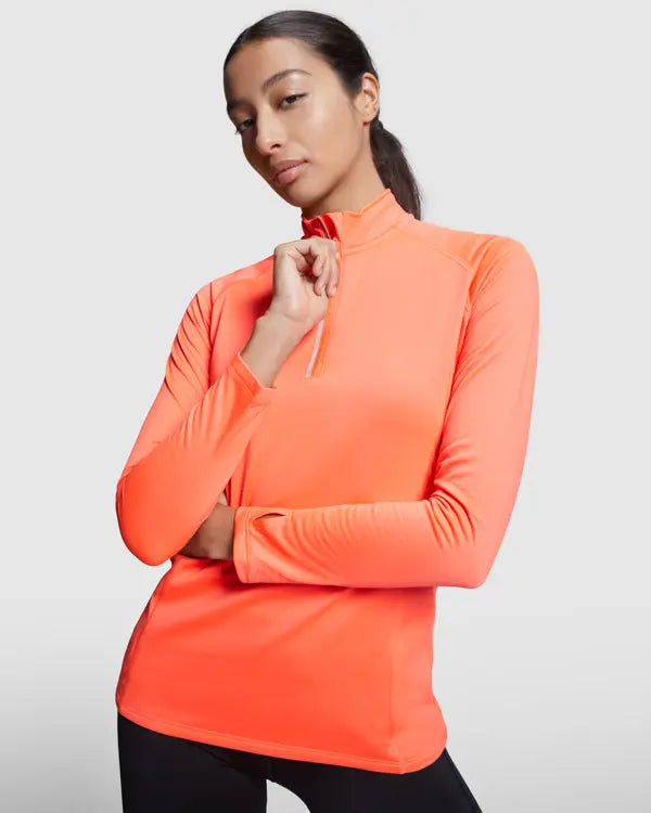 Sudadera técnica de manga larga ranglán para hombre con interior perchado Vetonek