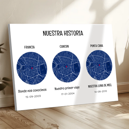 Nuestra historia - Póster personalizado + Cuadro