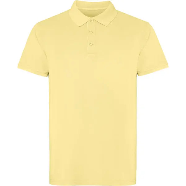 Polo de manga corta unisex, 100% algodón con acabado lavado ácido Vetonek