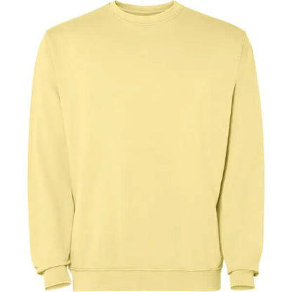 Sudadera unisex con cuello redondo 100% algodón Terry lavado al ácido Vetonek