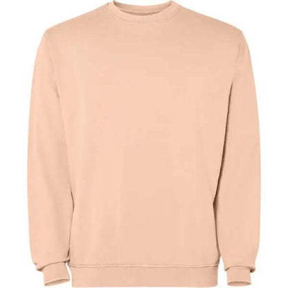 Sudadera unisex con cuello redondo 100% algodón Terry lavado al ácido Vetonek