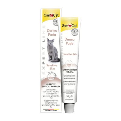 🐾 GimCat Derma Paste – Cuidado de la piel y el pelaje ✨