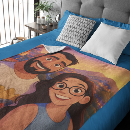 👉 Manta Polar Personalizada Estilo Disney🧞
