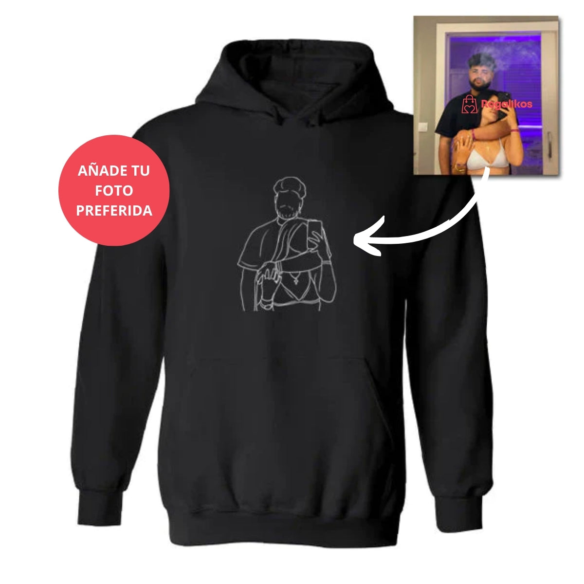 👕✨ Sudadera Personalizada Contorno✨👕