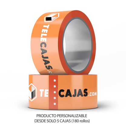 Cinta Adhesiva Profesional TeleCajas - Precinto Resistente para Embalar Cajas Alta Adherencia