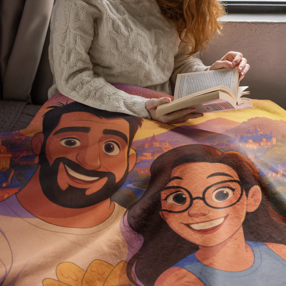 👉 Manta Polar Personalizada Estilo Disney🧞