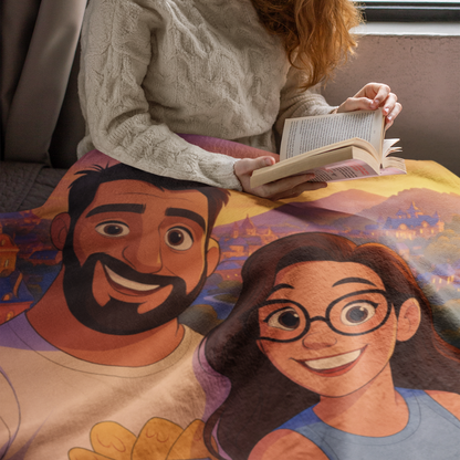 👉 Manta Polar Personalizada Estilo Disney🧞