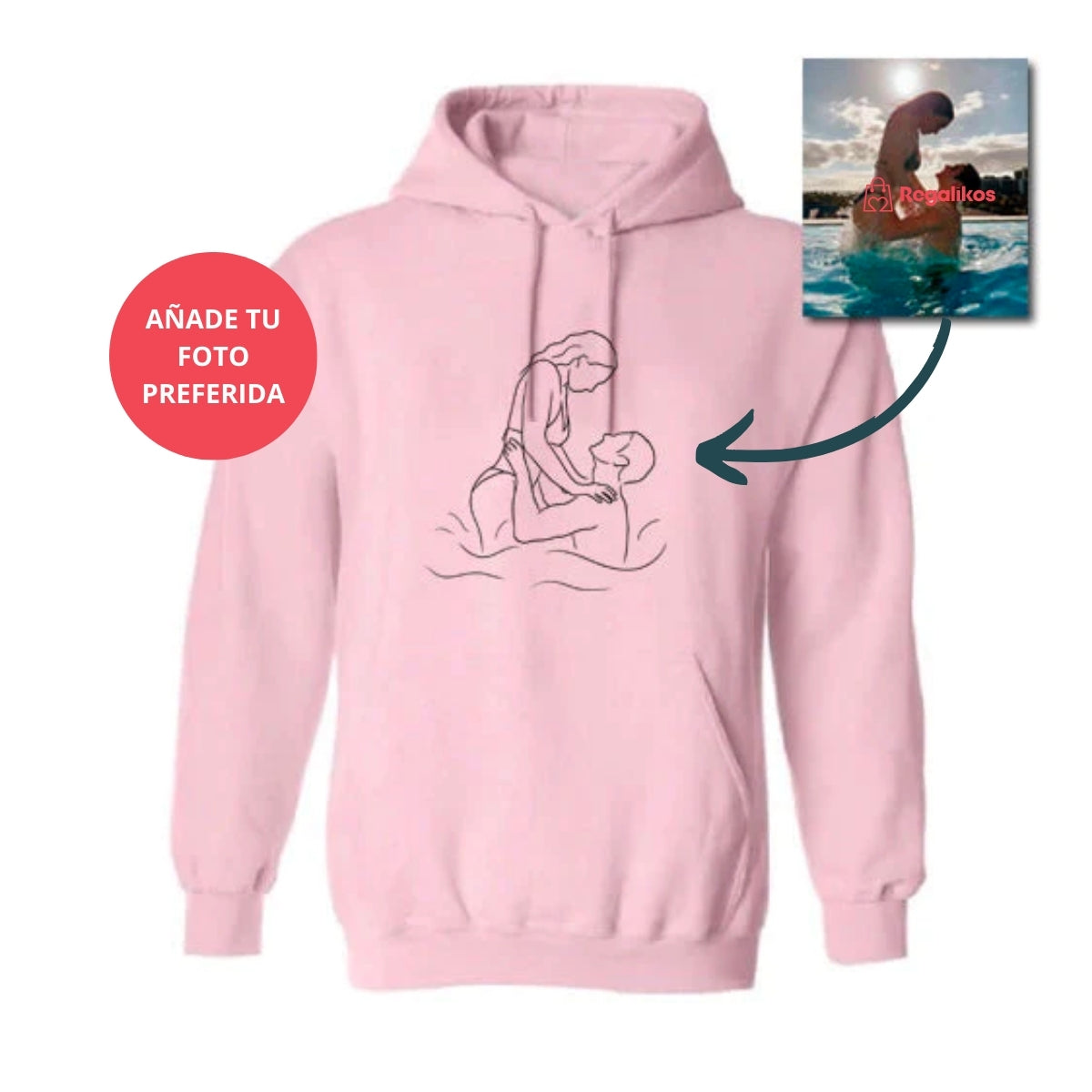 👕✨ Sudadera Personalizada Contorno✨👕