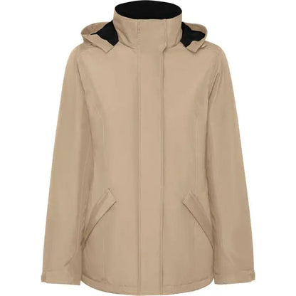 Parka acolchada entallada de tejido impermeable para mujer Vetonek