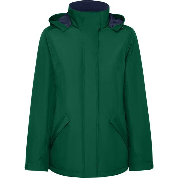 Parka acolchada entallada de tejido impermeable para mujer Vetonek
