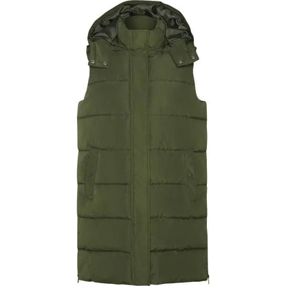 Chaleco acolchado de mujer con capucha extraíble Vetonek