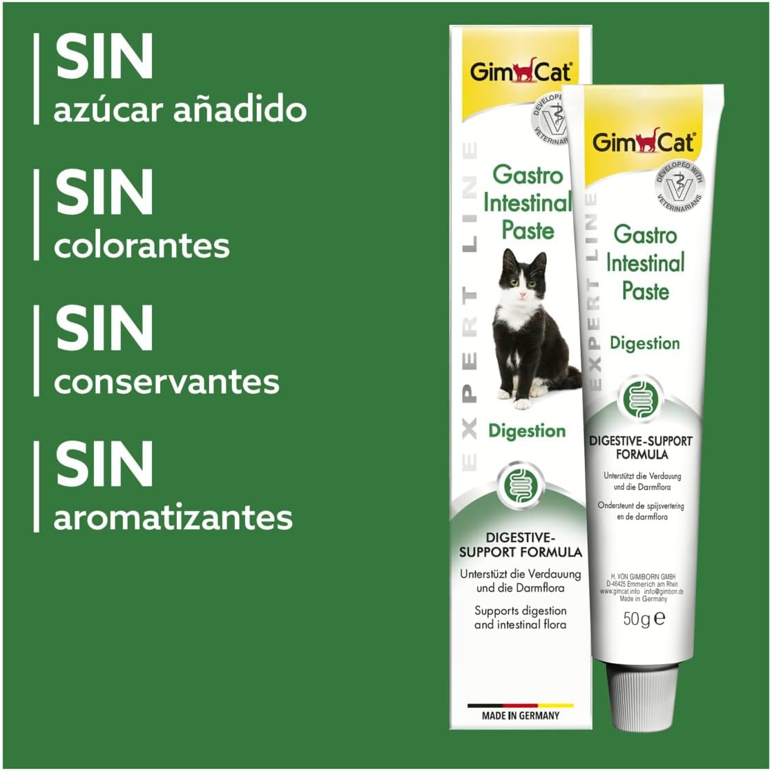 🐾 GimCat Gastro Intestinal Paste – Apoyo digestivo para gatos 🌿