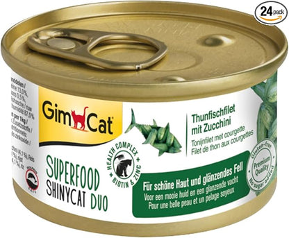 🐟 GimCat ShinyCat Duo – Atún y Calabacín (70 g)
