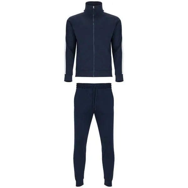 Chándal combinado de chaqueta y pantalón: Cuello alto con cubrecosturas interior a tono Vetonek