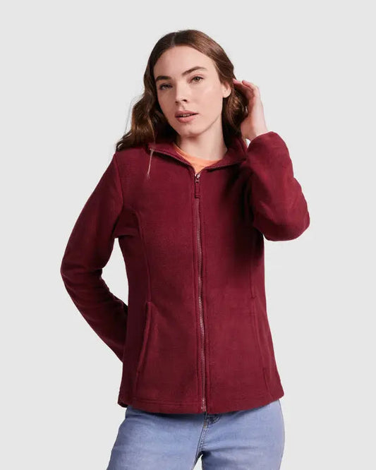 Sudadera polar, con cuello alto forrado y cubre costuras reforzado a tono Vetonek