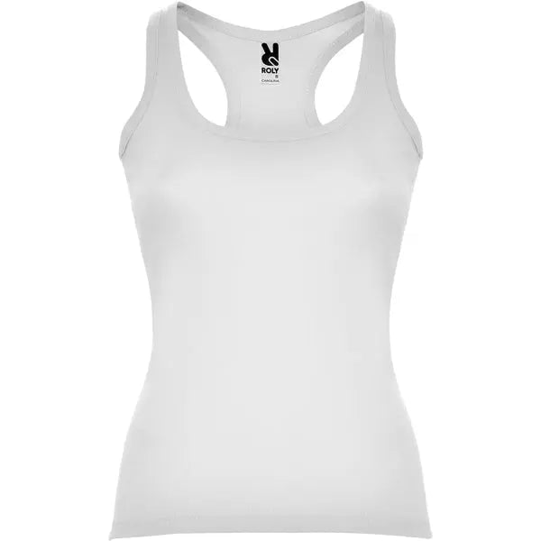 Camiseta entallada, con sisas y escote ribeteado, ancho y enrollado Vetonek