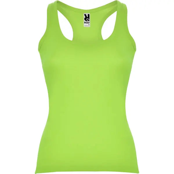 Camiseta entallada, con sisas y escote ribeteado, ancho y enrollado Vetonek