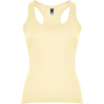 Camiseta entallada, con sisas y escote ribeteado, ancho y enrollado Vetonek