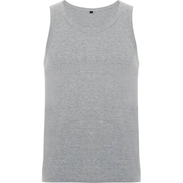 Camiseta de tirantes anchos, corte semientallado, ribeteado en punto liso en escote y sisa Vetonek