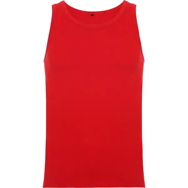 Camiseta de tirantes anchos, corte semientallado, ribeteado en punto liso en escote y sisa Vetonek