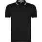 Polo de manga corta, cuello con tapeta de 3 botones a tono Vetonek