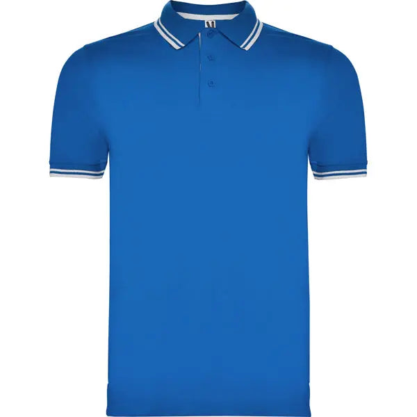 Polo de manga corta, cuello con tapeta de 3 botones a tono Vetonek