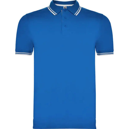 Polo de manga corta, cuello con tapeta de 3 botones a tono Vetonek