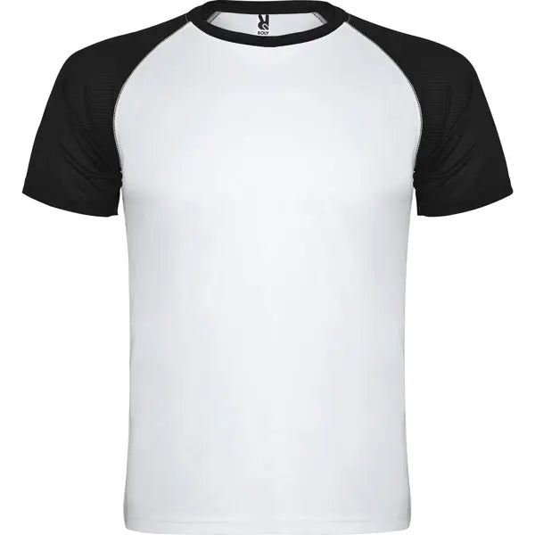 Camiseta deportiva de manga corta estilo ranglan en contraste Vetonek