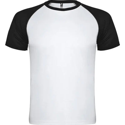 Camiseta deportiva de manga corta estilo ranglan en contraste Vetonek