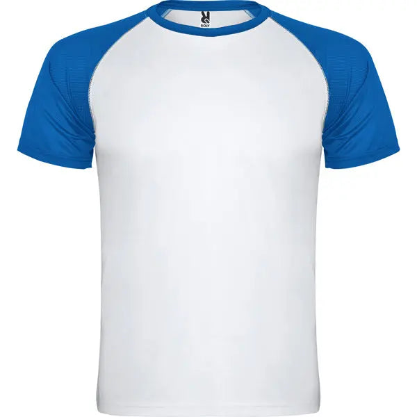 Camiseta deportiva de manga corta estilo ranglan en contraste Vetonek